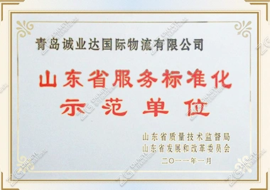 Service standardization demonstration unit