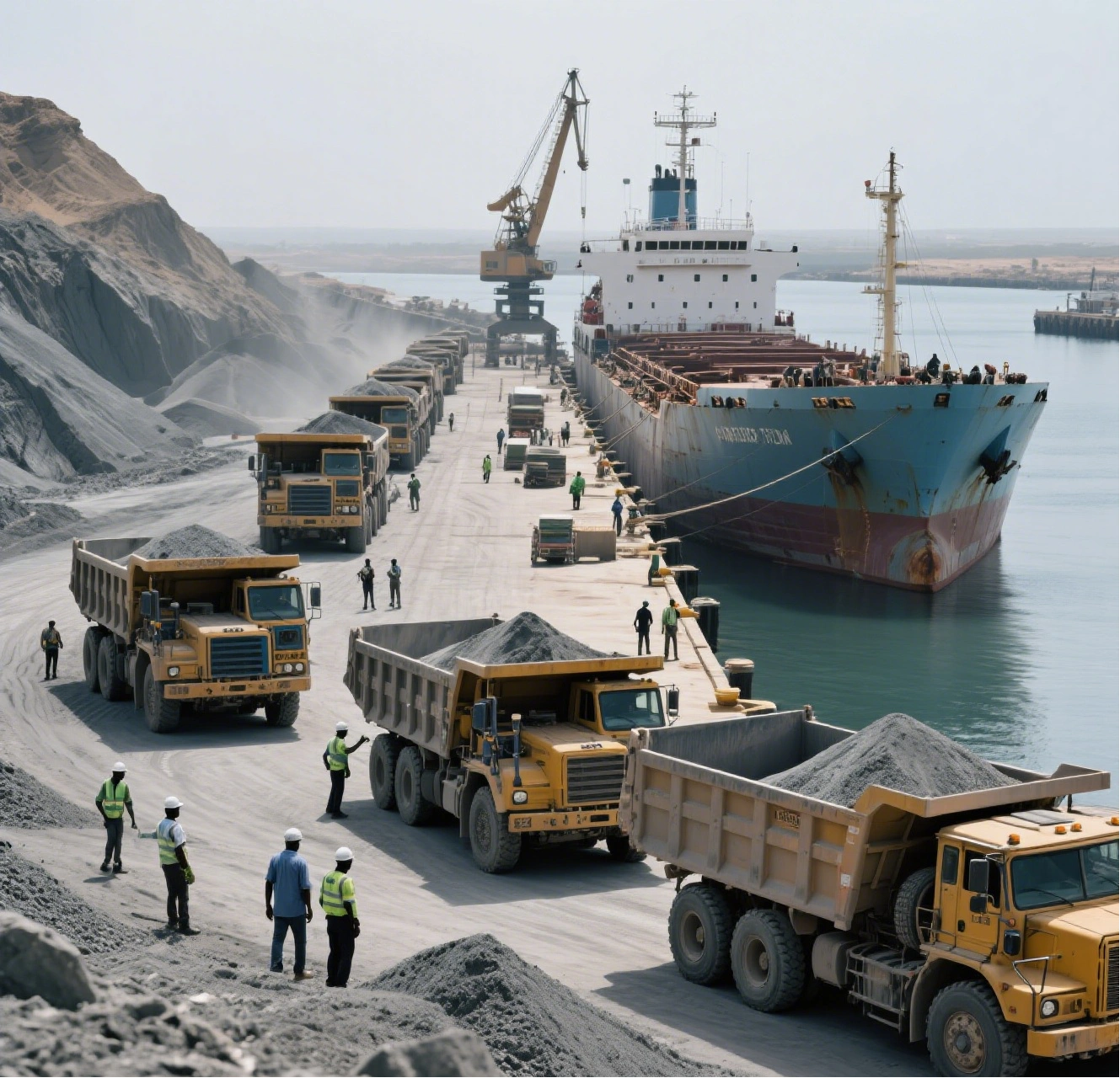 New choice for ilmenite import and export: China-Nigeria two-way ocean freight booking + customs clearance and delivery + 20 years of local transportation fleet service